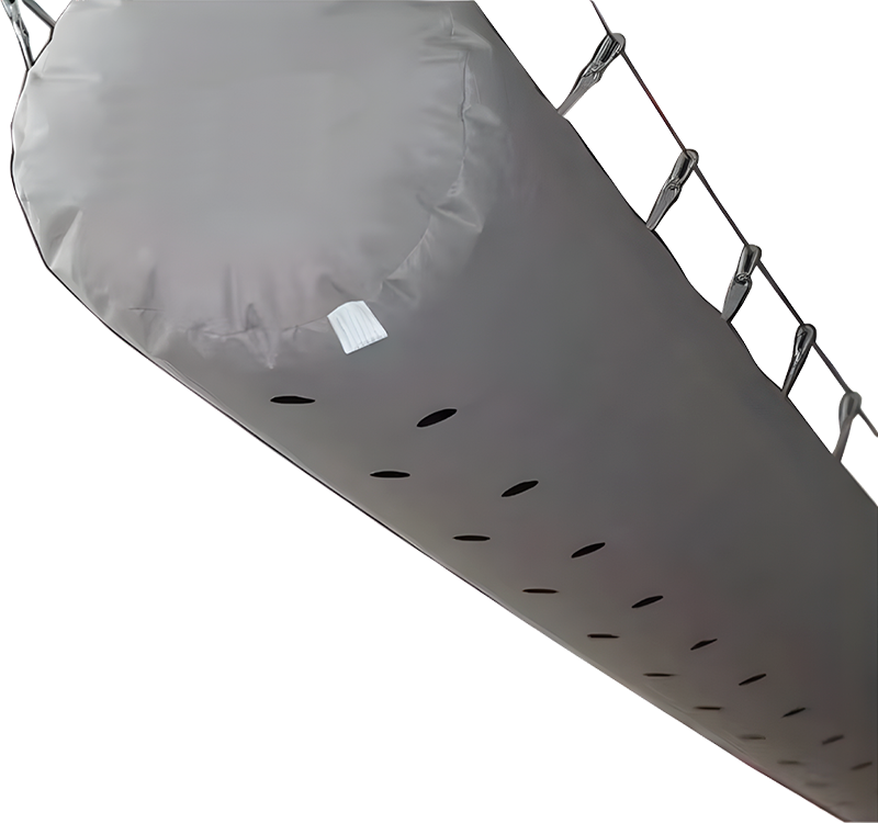 Dutos flexíveis perfurados para ventilação